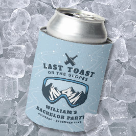 Bachelor Party Weekend letzten Toast auf den Piste Dosenkühler