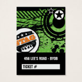 Bachelor/Stag-Tickets (Rückseite)