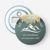 Bachelor-Wochenende im Freien Flaschenöffner (Vorderseite)