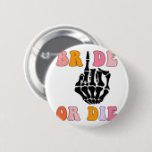 Bacheloret-Finger-Retro-Bacheloret-Brille oder Die Button (Vorne & Hinten)