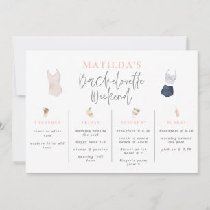 Bacheloretour-Bar am Wochenende