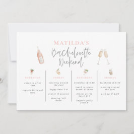 Bacheloretour-Bar am Wochenende