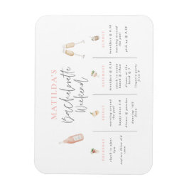 Bacheloretour-Bar am Wochenende Magnet