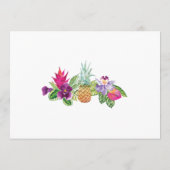 Bachelorette Aloha Brautparty Informationsplan Programm (Rückseite)