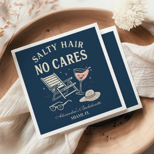 Bachelorette am Meer Serviette