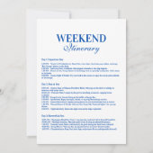 Bachelorette am See Einladung (Rückseite)