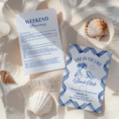 Bachelorette am See Einladung