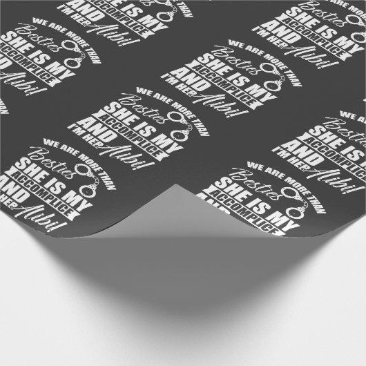 Bachelorette Bachelor Bar viale Geschenkpapier (Ecke)