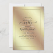 Bachelorette Bachelorette Invit Einladung (Rückseite)