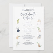 Bachelorette Bachelorette Wochenendreise Ankündigung (Rückseite)