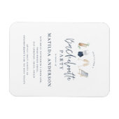 Bachelorette Bachelorette Wochenendreise Magnet (Horizontal)