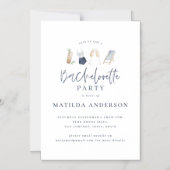 Bachelorette Bachelorette Wochenendreise Magneteinladung (Vorderseite)