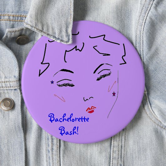 Bachelorette Bash Button (Beispiel)