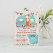 Bachelorette-Bash-Party Einladung (Stehend Vorderseite)