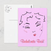 Bachelorette Bash Postkarte (Vorne/Hinten)