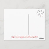 Bachelorette Bash Postkarte (Rückseite)