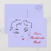 Bachelorette Bash Postkarte (Vorne/Hinten)