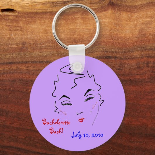 Bachelorette Bash Schlüsselanhänger (Vorderseite)