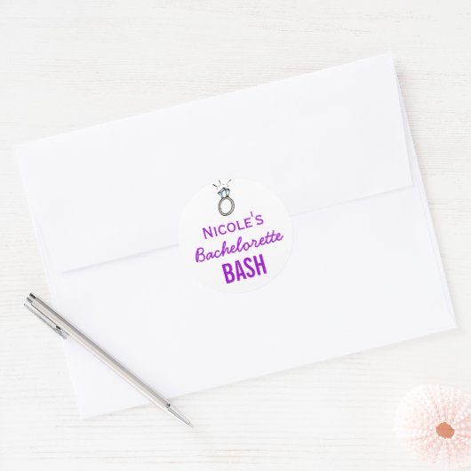 Bachelorette Bash Stickers (Umschlag)