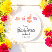 Bachelorette Beach Bikini Weekend Getränkeuntersetzer