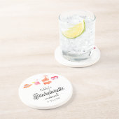 Bachelorette Beach Bikini Weekend Getränkeuntersetzer (Seite)