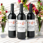 Bachelorette Beach Bikini Weekend Weinetikett