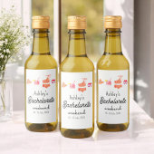 Bachelorette Beach Bikini Weekend Weinetikett