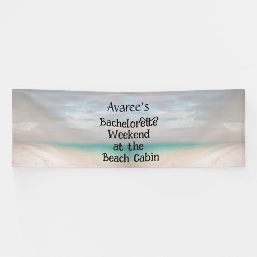 Bachelorette Beach Party im Cabin Banner (Horizontal)