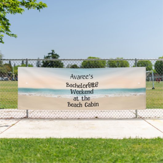 Bachelorette Beach Party im Cabin Banner (InSitu)