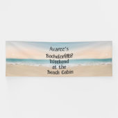 Bachelorette Beach Party im Cabin Banner (Horizontal)
