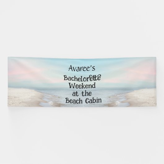 Bachelorette Beach Party im Cabin Banner (Horizontal)