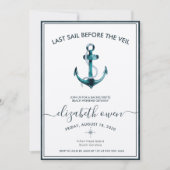 Bachelorette Beach Weekend Bridal Bash Einladung (Vorderseite)