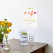 Bachelorette Beach Weekend Party Foliendrucke (Ablage(Küche))