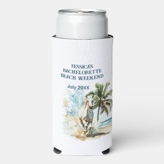 Bachelorette Beach Weekend Selters Dosenkühler (Seltzer Vorderseite)