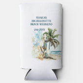 Bachelorette Beach Weekend Selters Dosenkühler (Vorderseite)