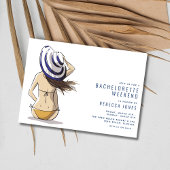 Bachelorette Beach Weekend - weg Einladung