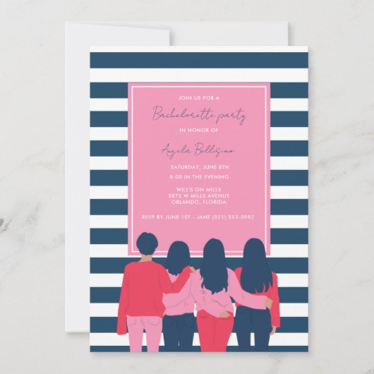 Bachelorette Besties Girlfriend Party (Vorderseite)