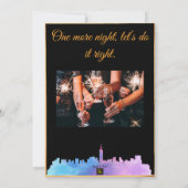 Bachelorette, bevor sie sagt, ich mache Einladung (Rückseite)