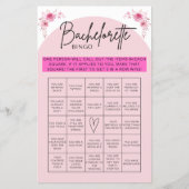 Bachelorette Bingo Game (Vorderseite)