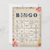 Bachelorette Bingo Game Cards Einladung (Vorderseite)
