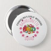 BACHELORETTE BINGO SQUAD Custom Western Coquette Button (Vorne & Hinten)