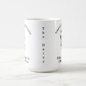 Bachelorette Birth Month Blume April Daisy Kaffeetasse (Mittel)