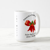 Bachelorette Birth Month Blume Kaffeetasse (VorderseiteRechts)