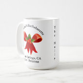 Bachelorette Birth Month Blume Kaffeetasse (Vorderseite Links)