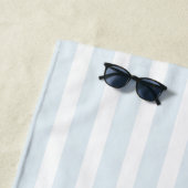 Bachelorette Blue & Red Retro Moderne Strandtuch (Beispiel)