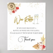 Bachelorette Boho Cocktail Weinroute Mendrisiotto Poster (Vorne)