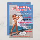 Bachelorette Booze Cruze Party Einladungen (Vorne/Hinten)