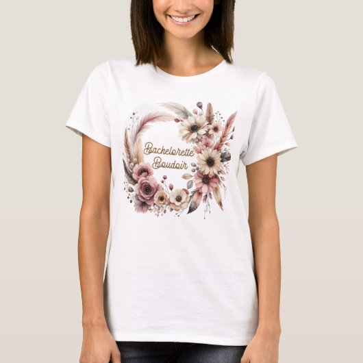 ‚Bachelorette Boudoir‘ T-Shirt (Vorderseite)