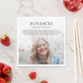 Bachelorette Brautparty Brie to Be Fusion Fakten Serviette (Beispiel)