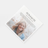 Bachelorette Brautparty Brie to Be Fusion Fakten Serviette (Ecke)